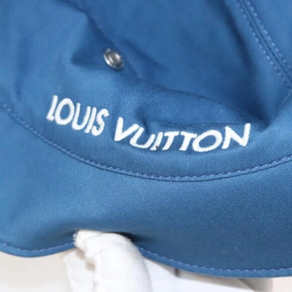LOUIS VUITTON Monogram Denim Bucket Hat Blue M78772 LV Auth ki5688 - Picture 10 of 12